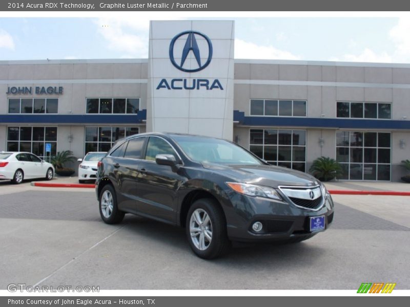 Graphite Luster Metallic / Parchment 2014 Acura RDX Technology