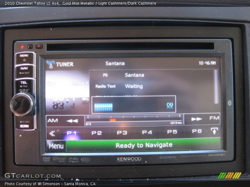 Gold Mist Metallic / Light Cashmere/Dark Cashmere 2010 Chevrolet Tahoe LS 4x4