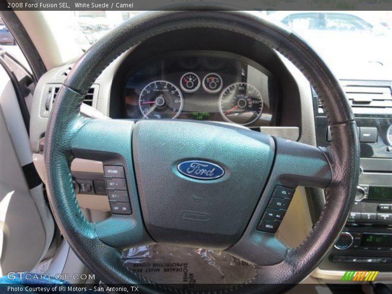 White Suede / Camel 2008 Ford Fusion SEL