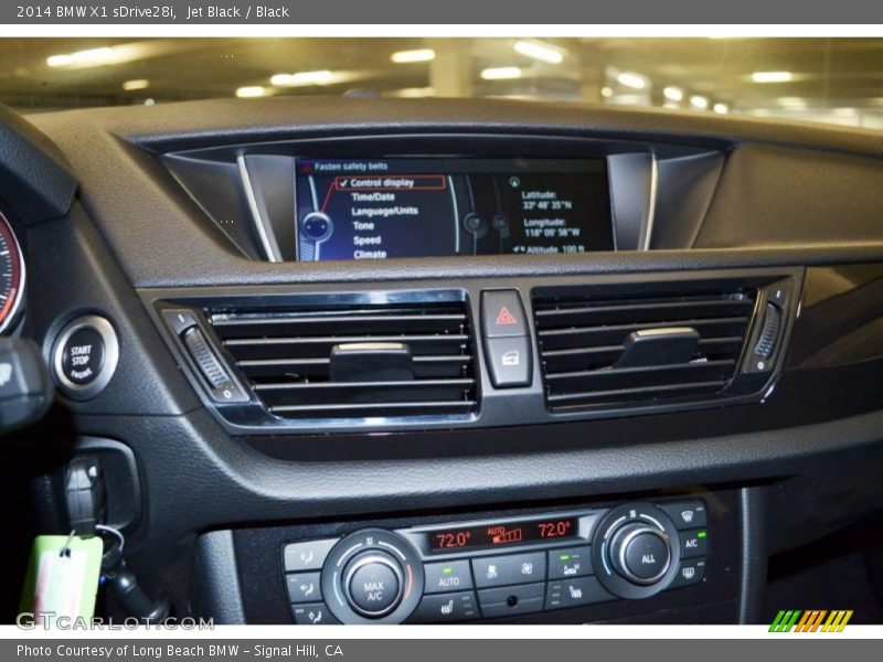 Jet Black / Black 2014 BMW X1 sDrive28i