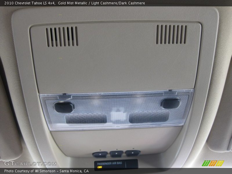 Gold Mist Metallic / Light Cashmere/Dark Cashmere 2010 Chevrolet Tahoe LS 4x4