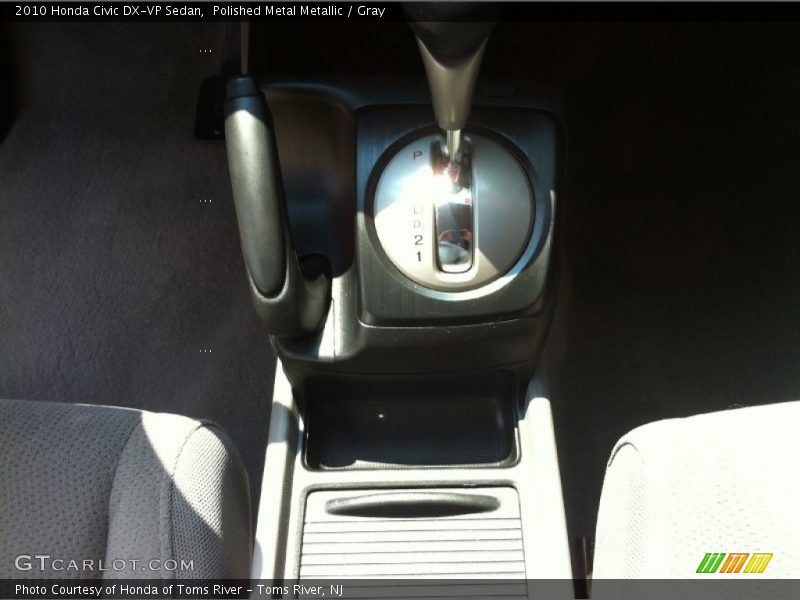 Polished Metal Metallic / Gray 2010 Honda Civic DX-VP Sedan