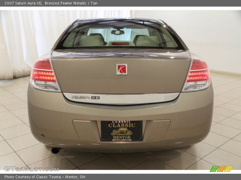 Bronzed Pewter Metallic / Tan 2007 Saturn Aura XE
