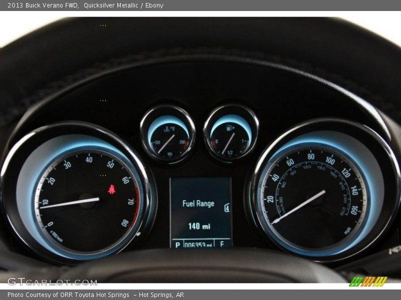 Quicksilver Metallic / Ebony 2013 Buick Verano FWD