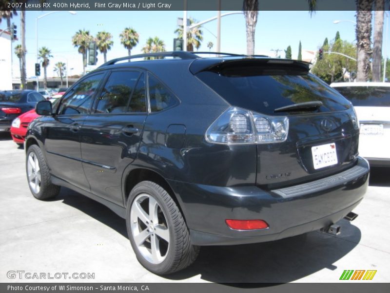Flint Gray Mica / Light Gray 2007 Lexus RX 400h Hybrid