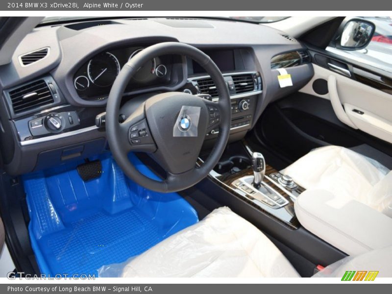 Alpine White / Oyster 2014 BMW X3 xDrive28i