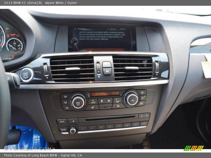 Alpine White / Oyster 2014 BMW X3 xDrive28i