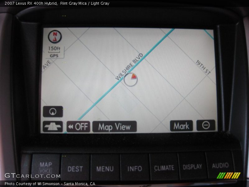 Flint Gray Mica / Light Gray 2007 Lexus RX 400h Hybrid