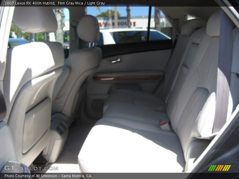 Flint Gray Mica / Light Gray 2007 Lexus RX 400h Hybrid