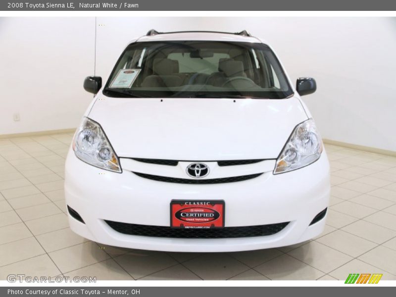 Natural White / Fawn 2008 Toyota Sienna LE