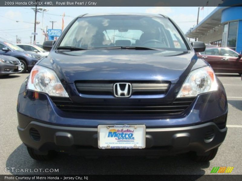 Royal Blue Pearl / Gray 2009 Honda CR-V LX 4WD