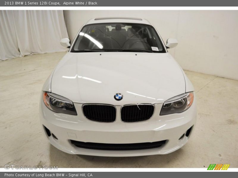 Alpine White / Black 2013 BMW 1 Series 128i Coupe