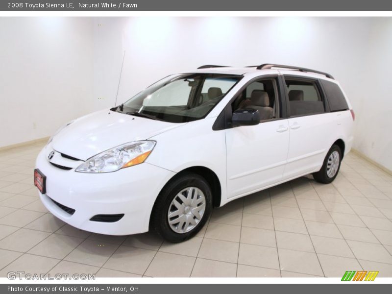 Natural White / Fawn 2008 Toyota Sienna LE