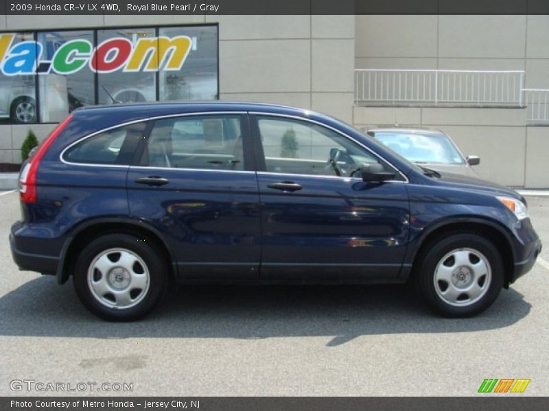Royal Blue Pearl / Gray 2009 Honda CR-V LX 4WD