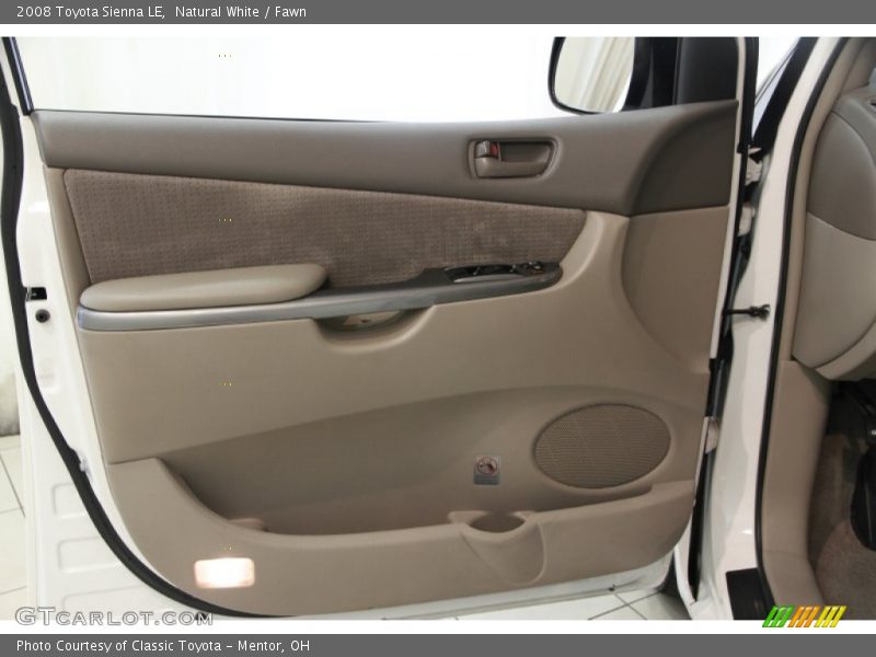 Natural White / Fawn 2008 Toyota Sienna LE
