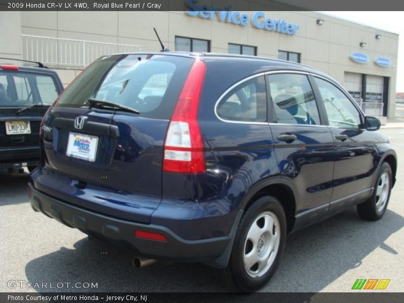 Royal Blue Pearl / Gray 2009 Honda CR-V LX 4WD
