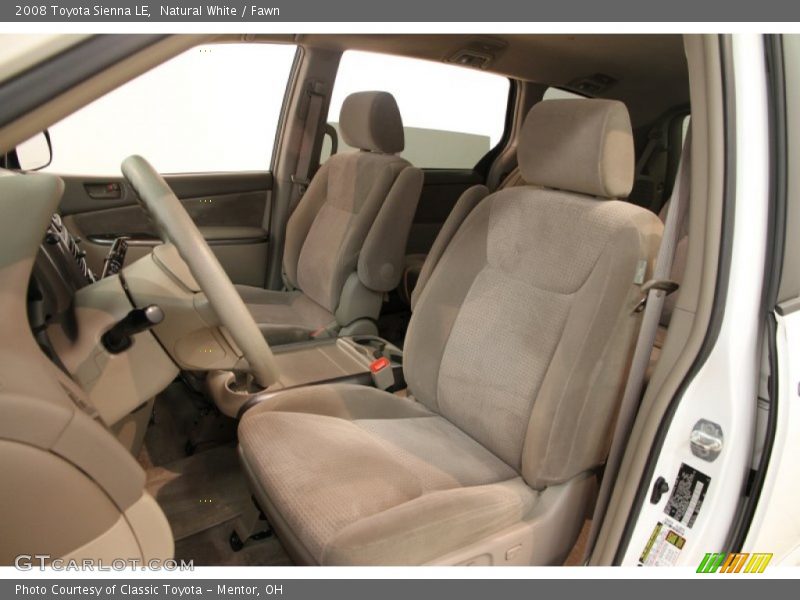 Natural White / Fawn 2008 Toyota Sienna LE