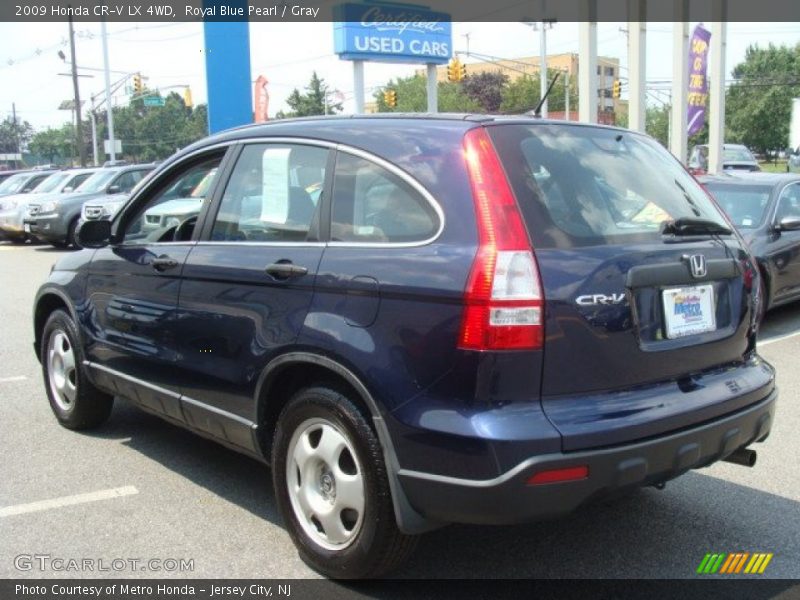 Royal Blue Pearl / Gray 2009 Honda CR-V LX 4WD