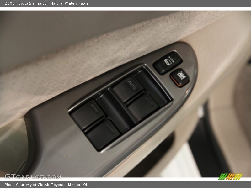 Natural White / Fawn 2008 Toyota Sienna LE