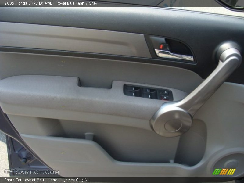 Royal Blue Pearl / Gray 2009 Honda CR-V LX 4WD