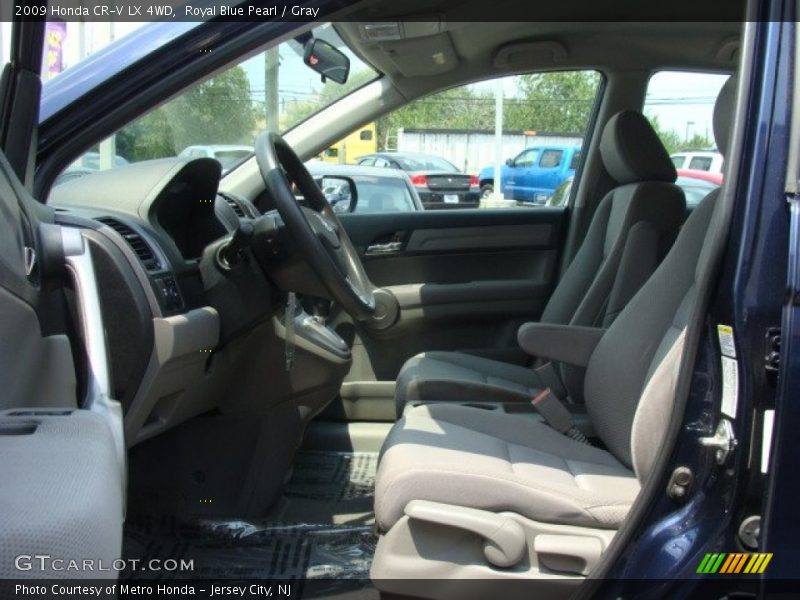 Royal Blue Pearl / Gray 2009 Honda CR-V LX 4WD