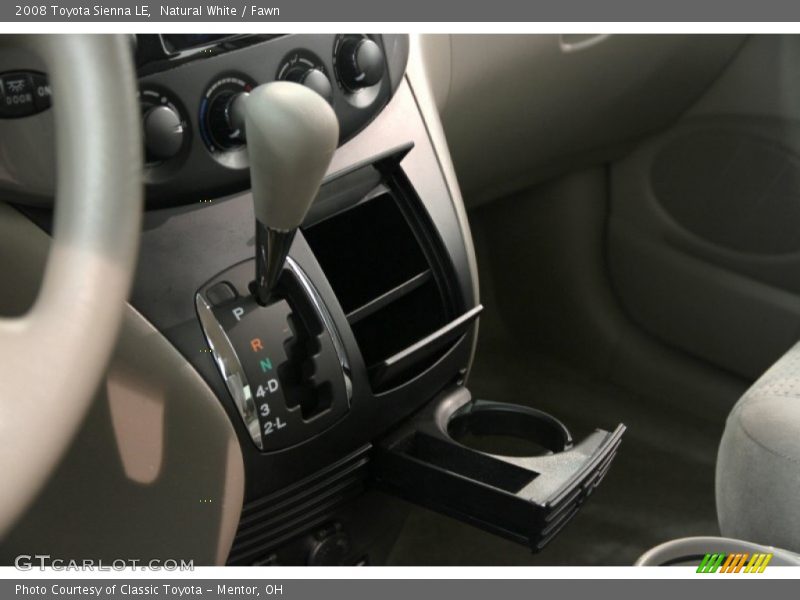 Natural White / Fawn 2008 Toyota Sienna LE