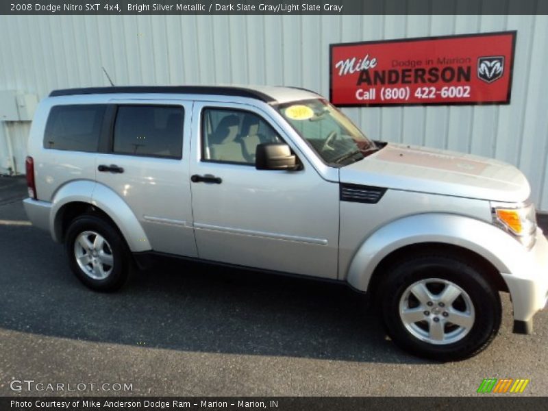 Bright Silver Metallic / Dark Slate Gray/Light Slate Gray 2008 Dodge Nitro SXT 4x4