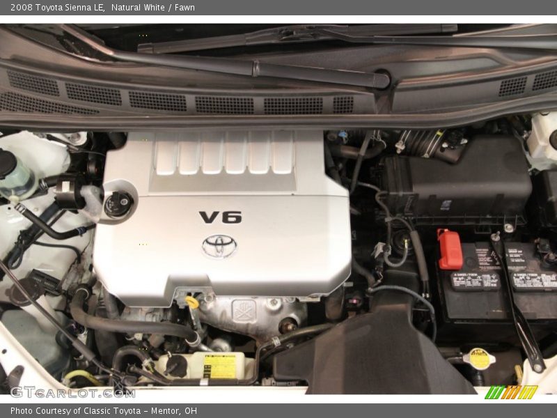 Natural White / Fawn 2008 Toyota Sienna LE