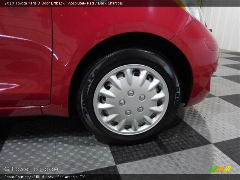 Absolutely Red / Dark Charcoal 2010 Toyota Yaris 3 Door Liftback