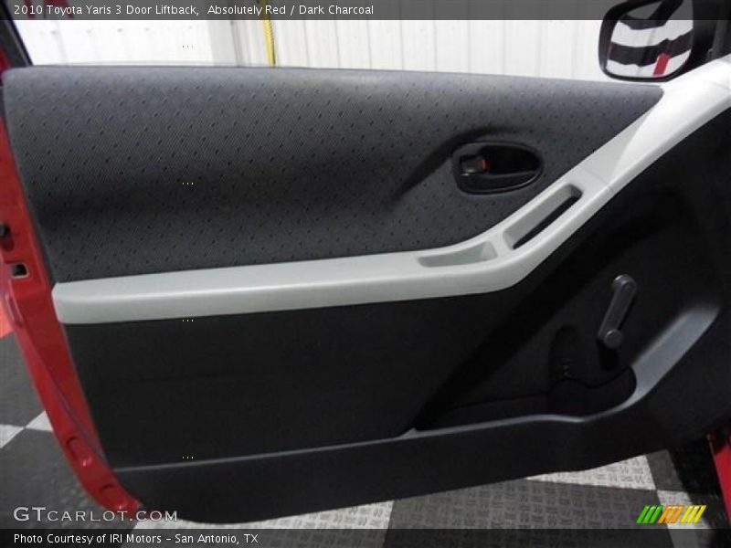 Absolutely Red / Dark Charcoal 2010 Toyota Yaris 3 Door Liftback