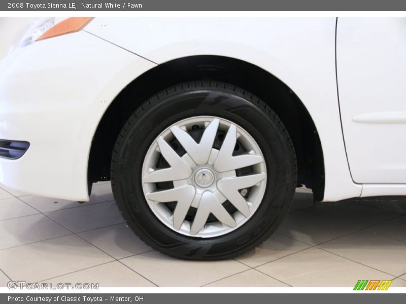 Natural White / Fawn 2008 Toyota Sienna LE