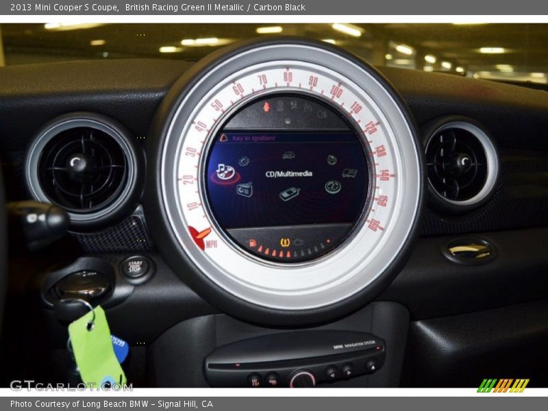 British Racing Green II Metallic / Carbon Black 2013 Mini Cooper S Coupe