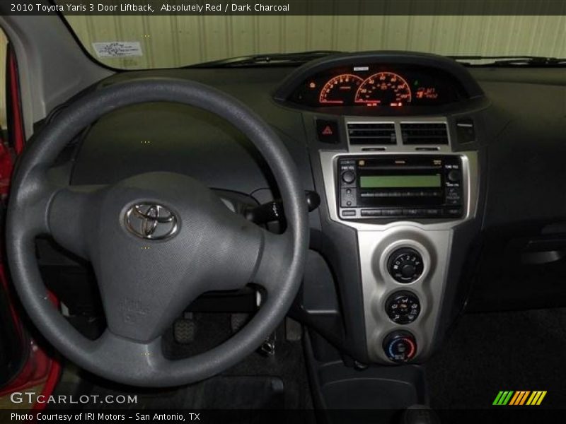 Absolutely Red / Dark Charcoal 2010 Toyota Yaris 3 Door Liftback