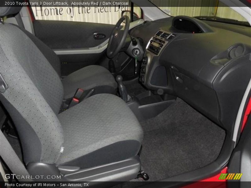 Absolutely Red / Dark Charcoal 2010 Toyota Yaris 3 Door Liftback