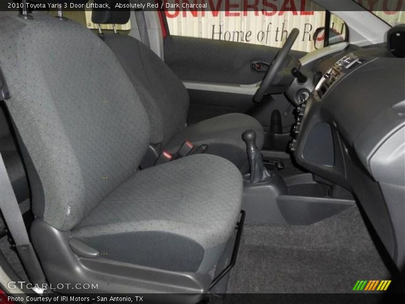 Absolutely Red / Dark Charcoal 2010 Toyota Yaris 3 Door Liftback