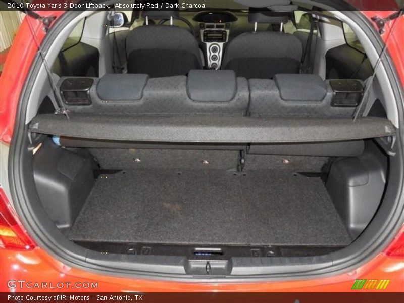 Absolutely Red / Dark Charcoal 2010 Toyota Yaris 3 Door Liftback