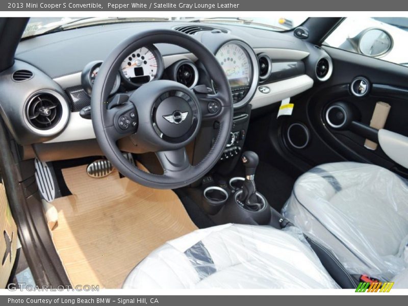  2013 Cooper S Convertible Satellite Gray Lounge Leather Interior