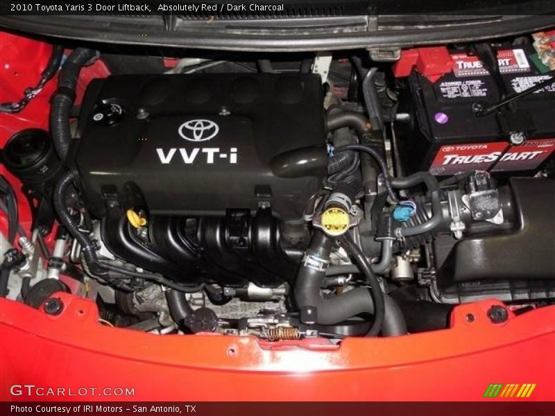 Absolutely Red / Dark Charcoal 2010 Toyota Yaris 3 Door Liftback