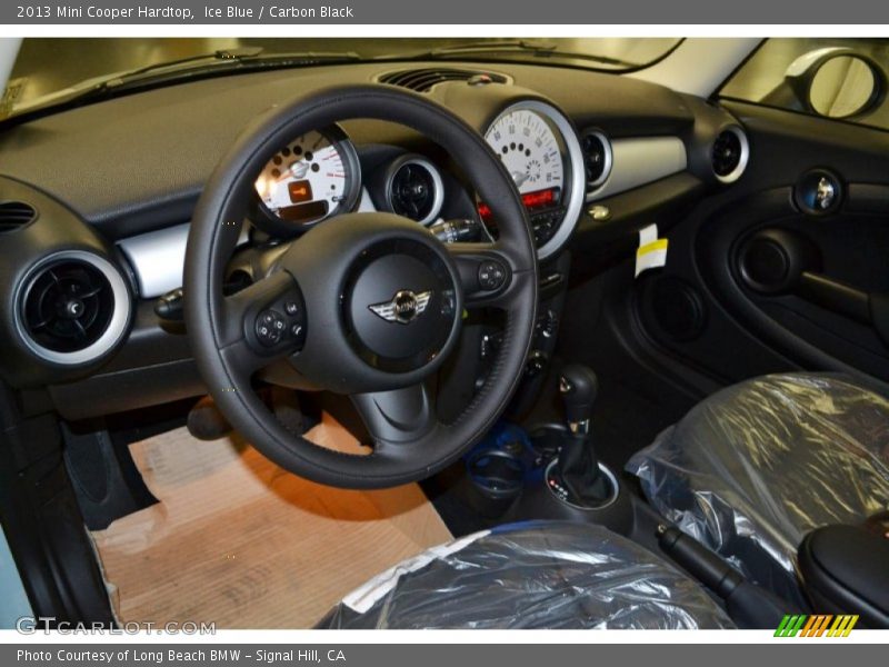 Ice Blue / Carbon Black 2013 Mini Cooper Hardtop