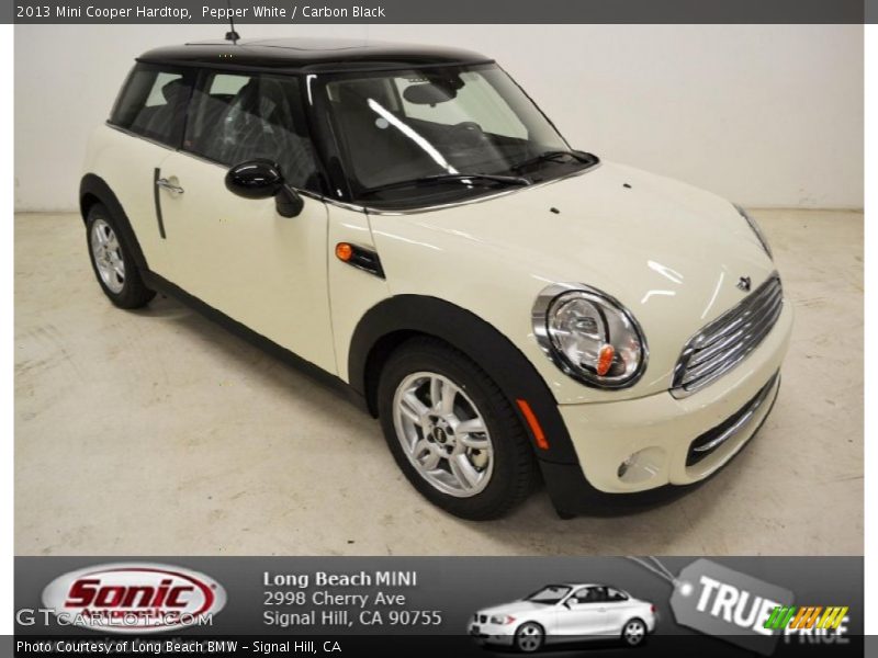 Pepper White / Carbon Black 2013 Mini Cooper Hardtop