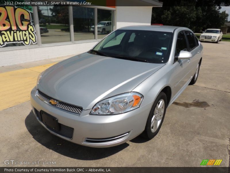 Silver Ice Metallic / Gray 2012 Chevrolet Impala LT