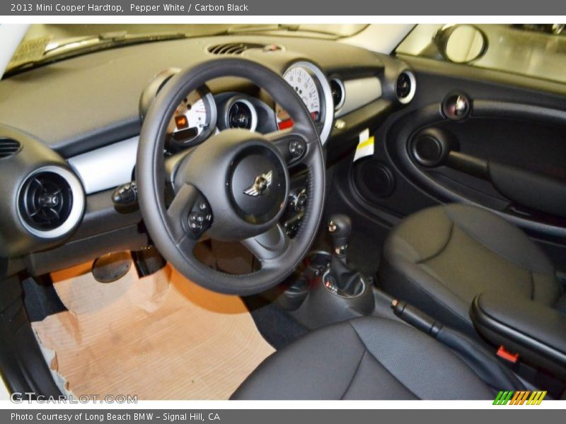 Pepper White / Carbon Black 2013 Mini Cooper Hardtop