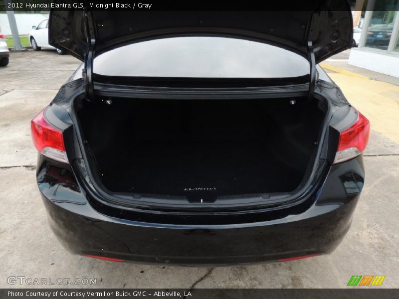 Midnight Black / Gray 2012 Hyundai Elantra GLS