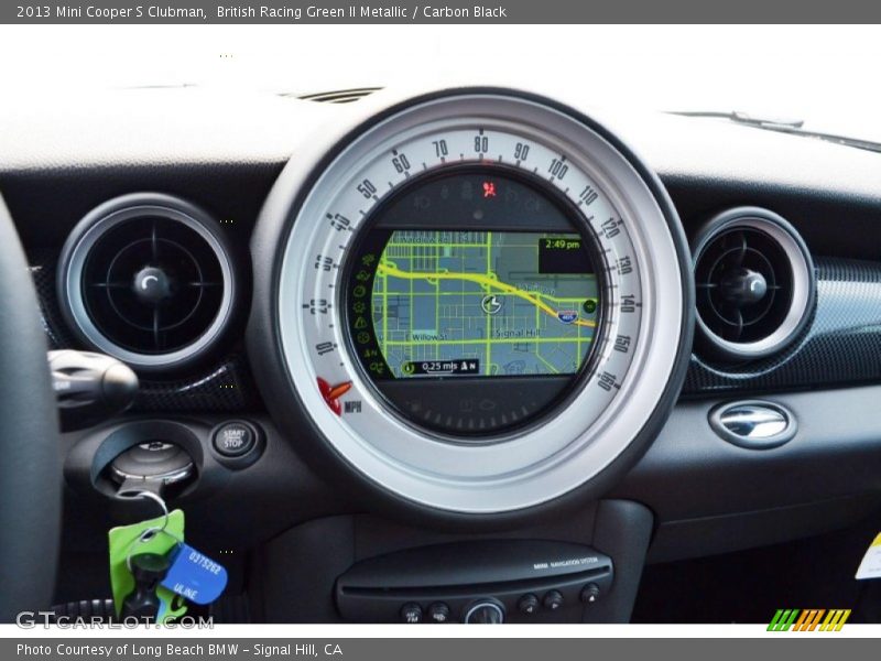 British Racing Green II Metallic / Carbon Black 2013 Mini Cooper S Clubman