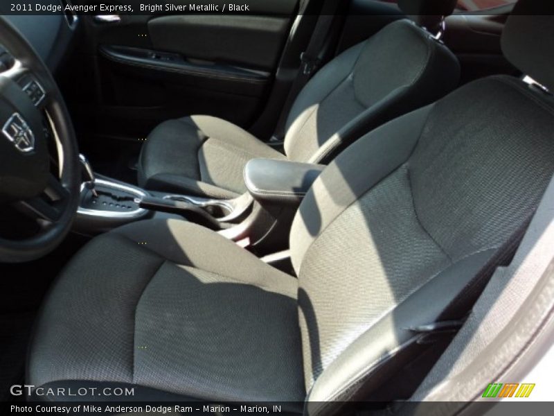 Bright Silver Metallic / Black 2011 Dodge Avenger Express
