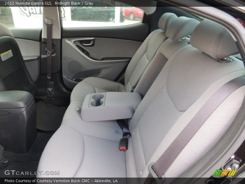 Midnight Black / Gray 2012 Hyundai Elantra GLS