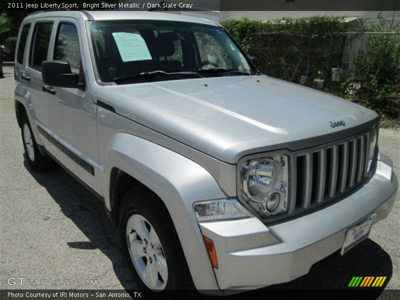 Bright Silver Metallic / Dark Slate Gray 2011 Jeep Liberty Sport