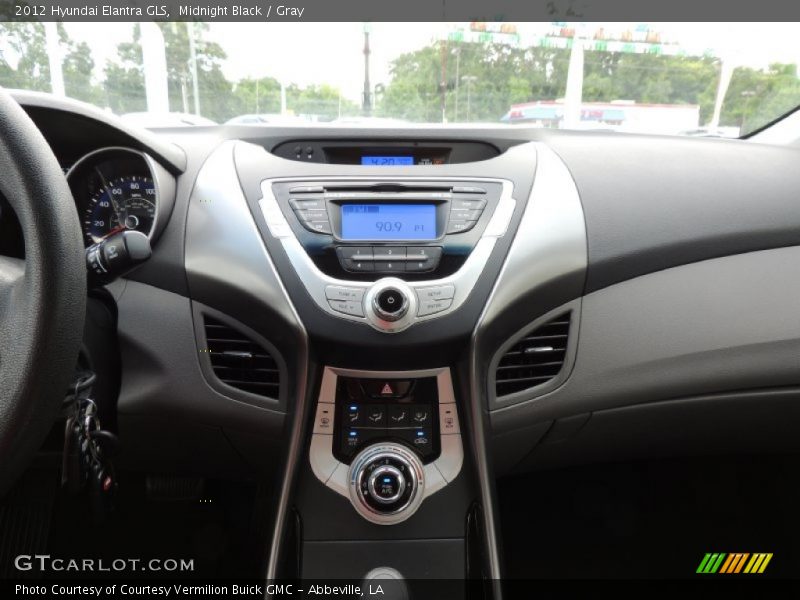 Midnight Black / Gray 2012 Hyundai Elantra GLS