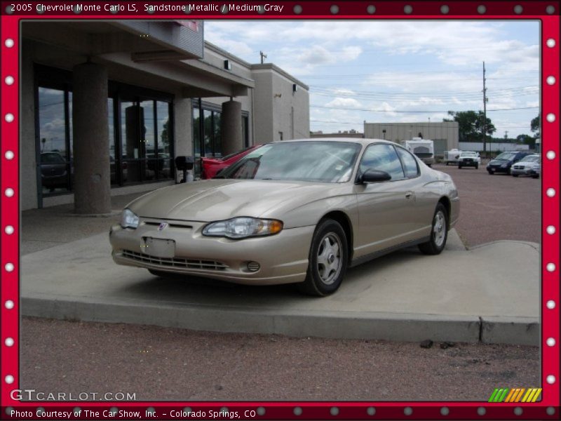 Sandstone Metallic / Medium Gray 2005 Chevrolet Monte Carlo LS