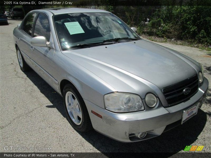 Diamond Silver / Gray 2005 Kia Optima EX
